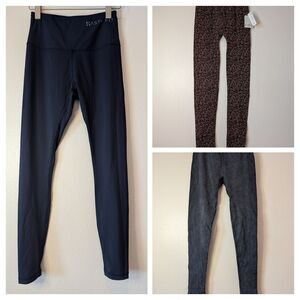 Lot of 3 Leggings Nasty Fit/Wonderly Leopard Fleece/Aeropostale  Sz M